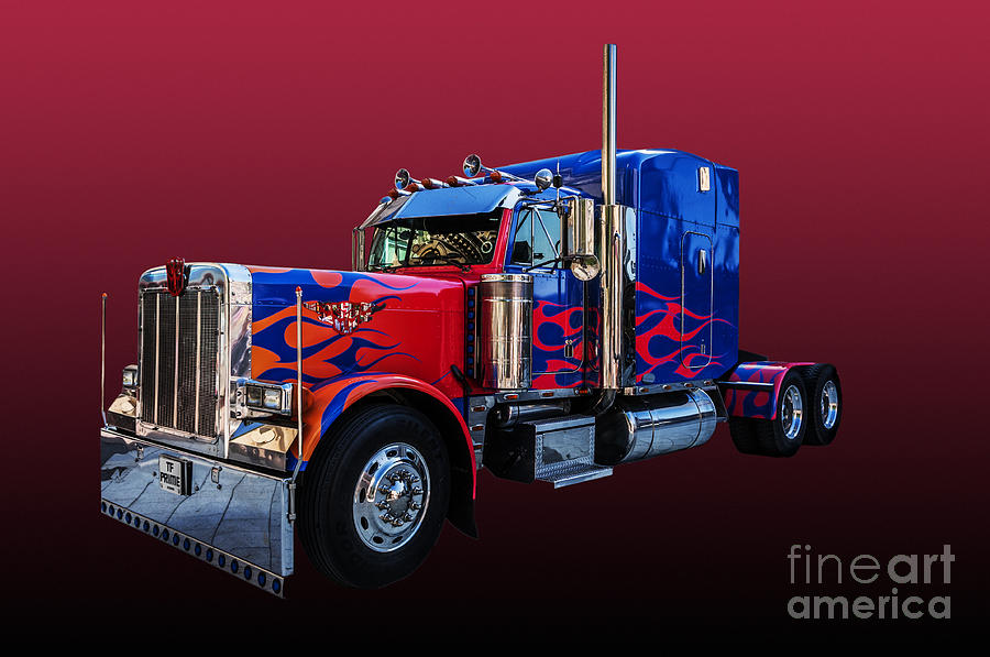 transformers optimus prime red