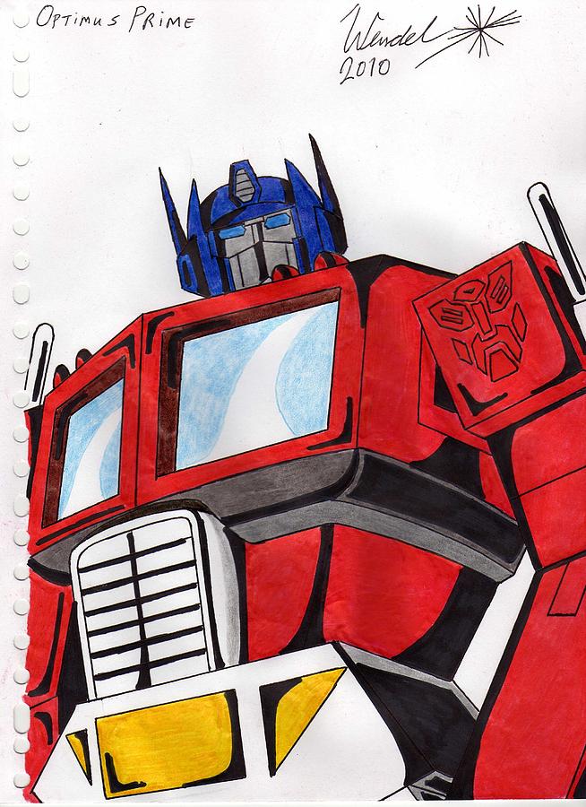 How to Draw Optimus Prime Step by Step for Kids  YouTube