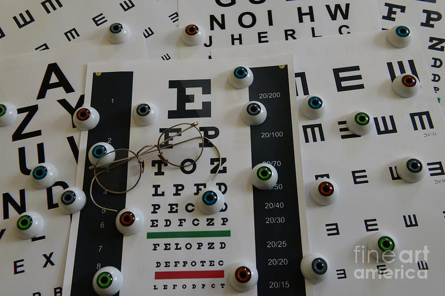 Optometry - The Eye Chart Photograph by Paul Ward