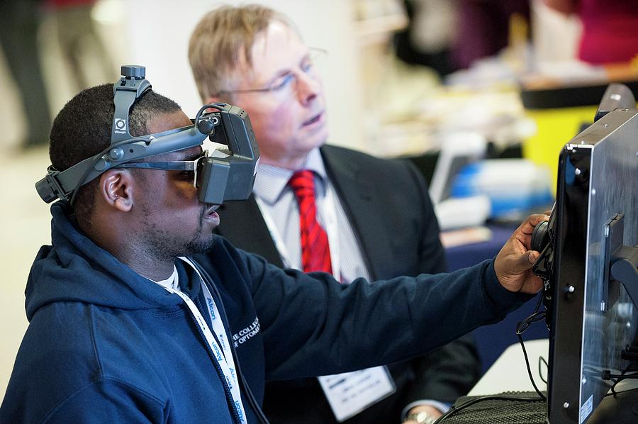 Optometry Virtual Reality Demonstration Photograph by Dan Dunkley Pixels