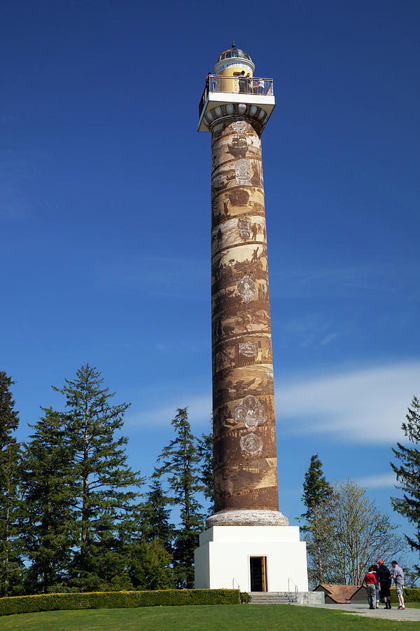Spring Photograph - Or,  Astoria, Astoria Column, 125 Foot by Jamie and Judy Wild