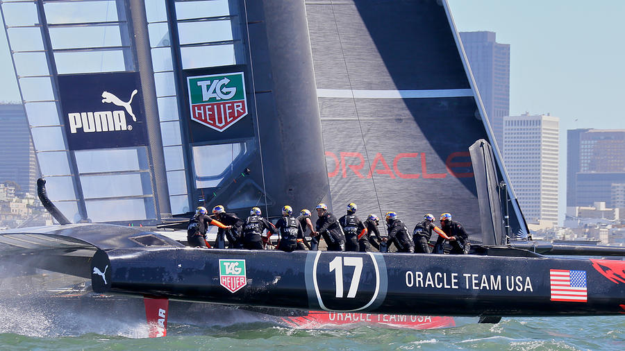 San Francisco Photograph - Oracle Americas Cup 34 by Steven Lapkin