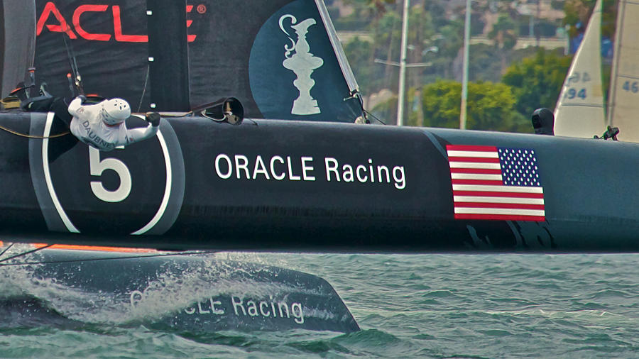 America's Cup Photograph - Oracle Racing by Steven Lapkin