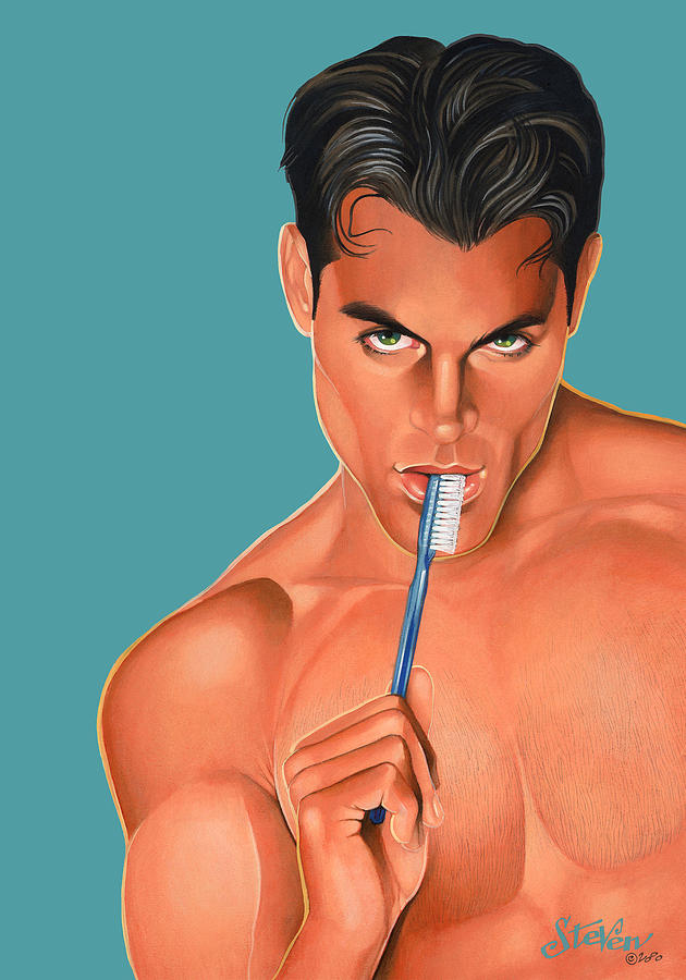 Oral Hygiene Mixed Media by Steven Stines