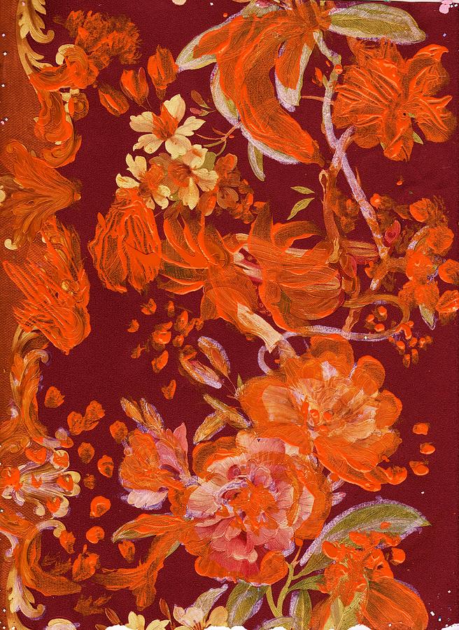 Orange Array Painting by Anne-Elizabeth Whiteway - Fine Art America