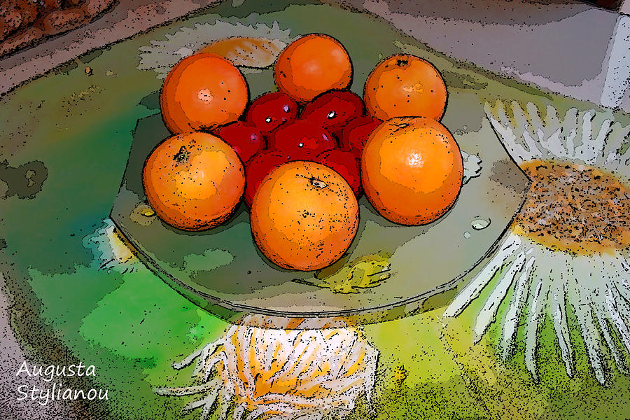 Orange Beauty Digital Art by Augusta Stylianou
