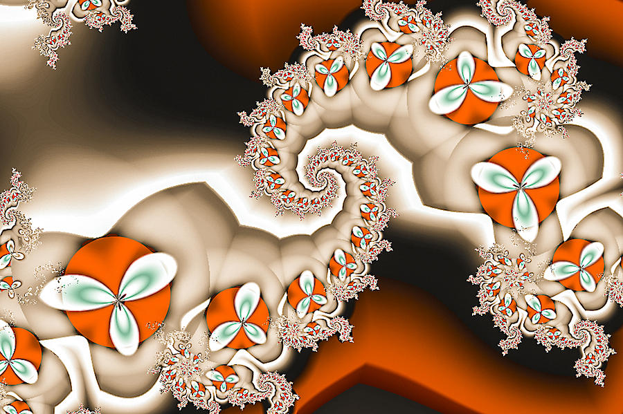 Orange Blossom Digital Art by Phil Clark