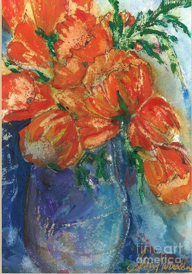 Orange Blossoms Painting by Sherry Harradence
