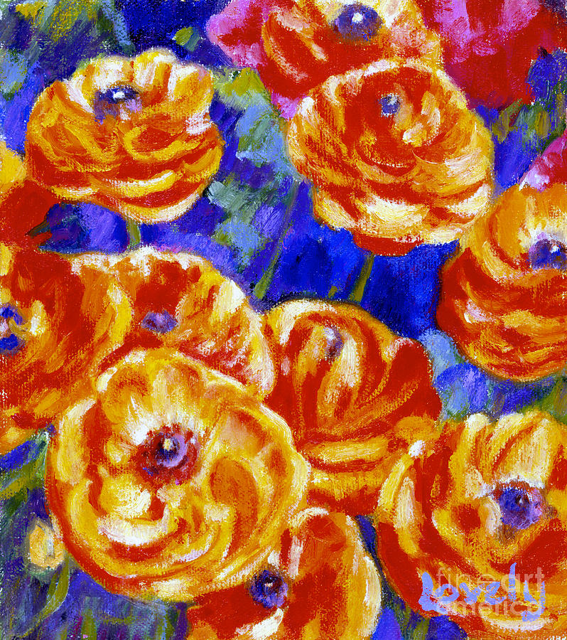 Orange Painting by Candace Lovely