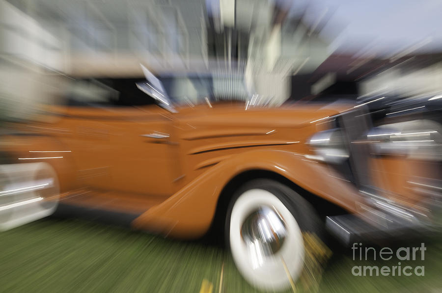 Orange Car Photograph by Ronald Grogan