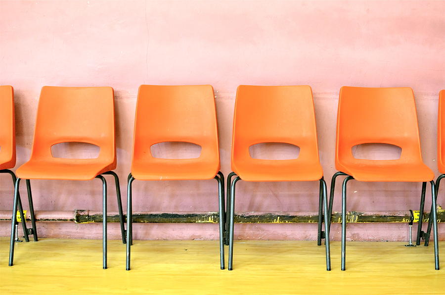 Orange Chairs Photograph by Louise Morgan