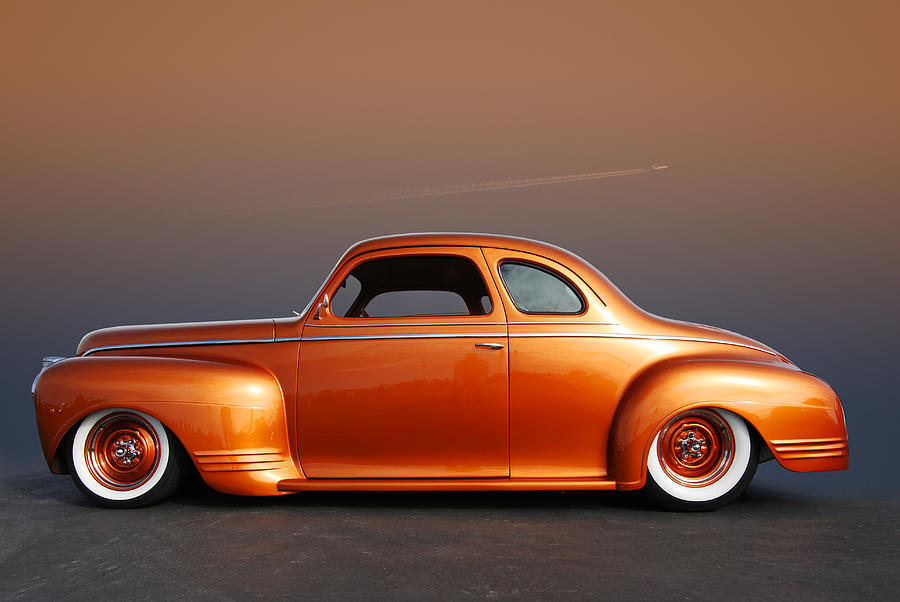 Orange Coupe Photograph by Bill Dutting