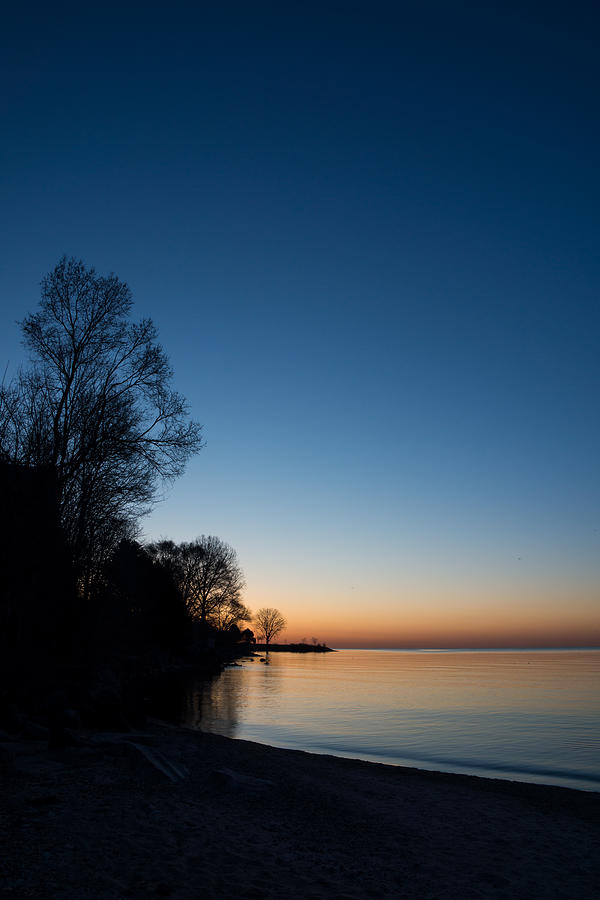 Orange Dawn Chasing the Blue Night Away Photograph by Georgia Mizuleva