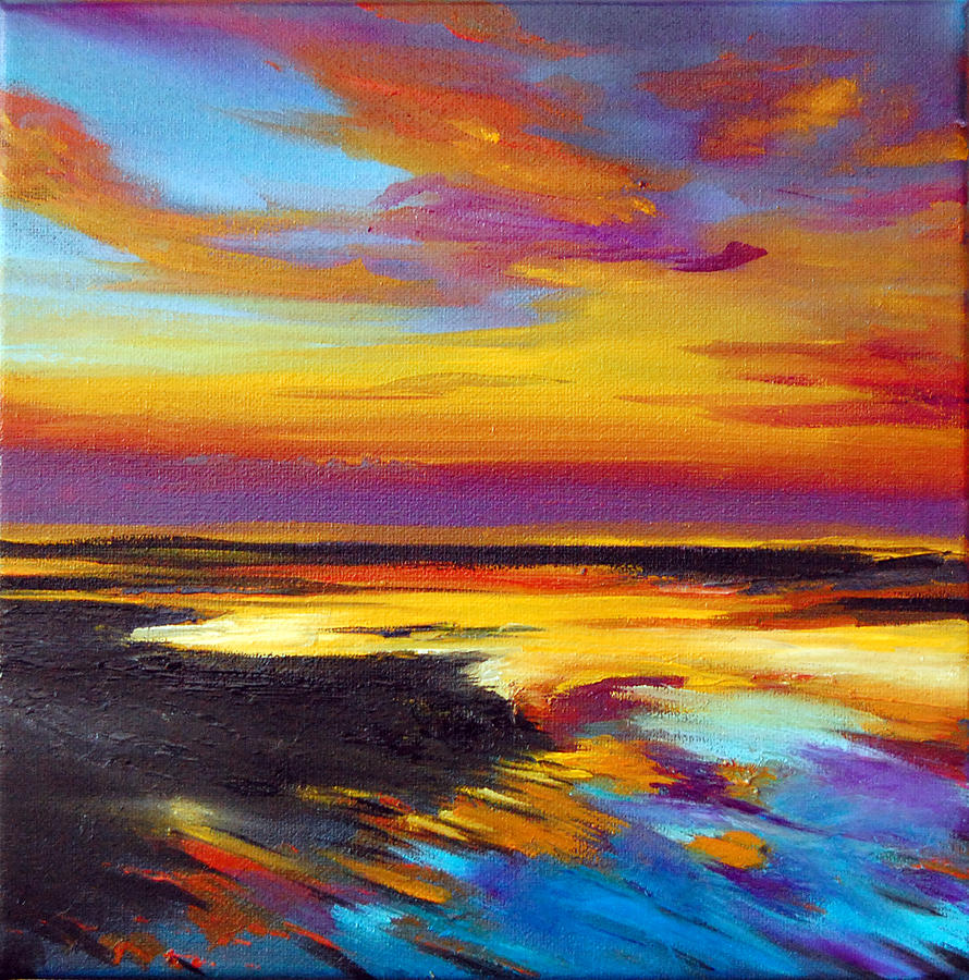 Orange Dream Painting by Jennifer Hickman - Fine Art America