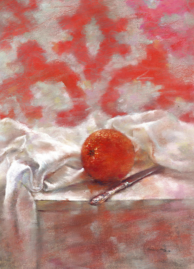 Still Life Painting - Orange Fever by Sabrina Zhou