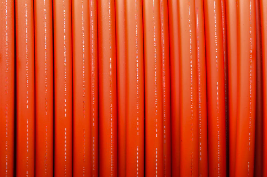 Orange innerduct Photograph by Steve Gravano