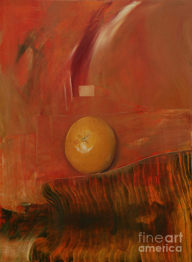 Orange Painting by James Lavott