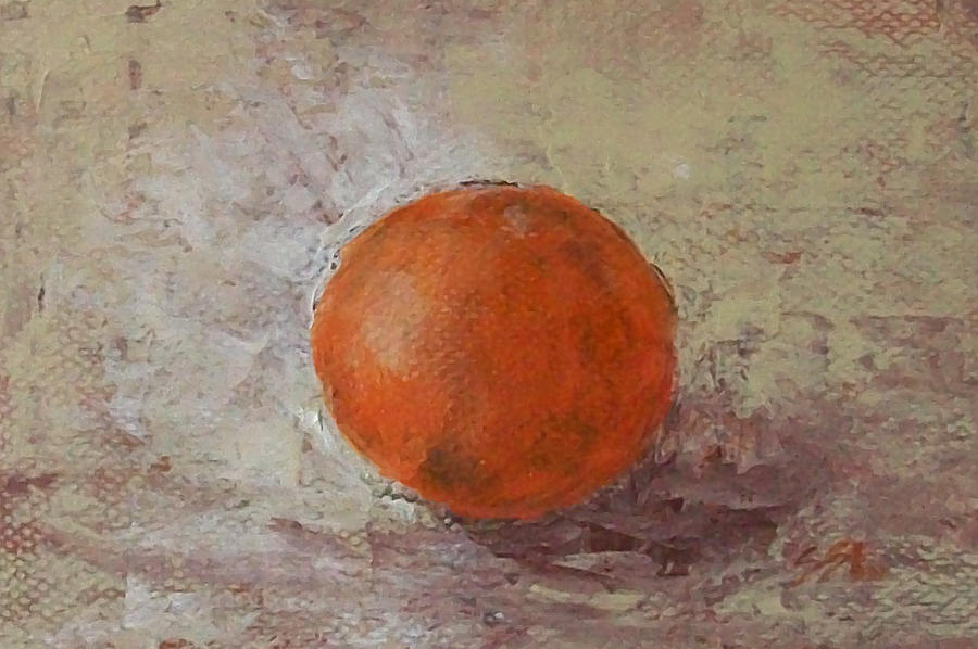Orange Painting by Jane See