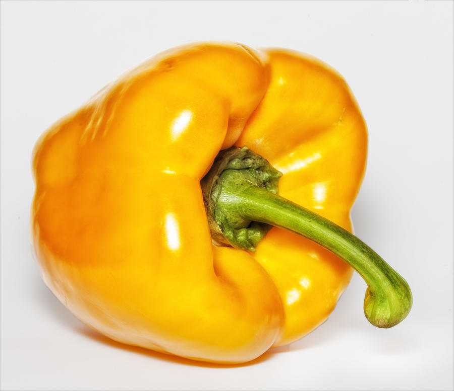 Orange Pepper Photograph by Robert Ullmann