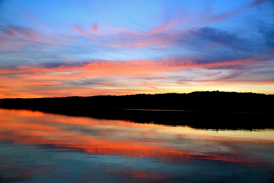 Orange Reflection Photograph by Art Newman - Pixels