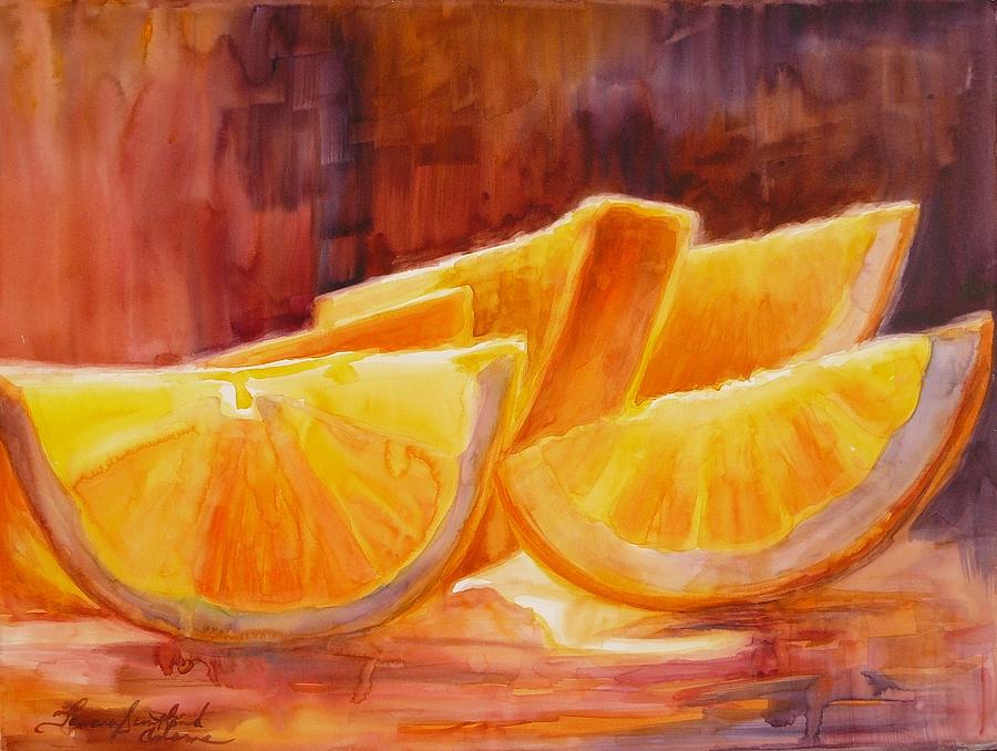 Orange Slices Painting By Tamara Scantland Adams - Fine Art America