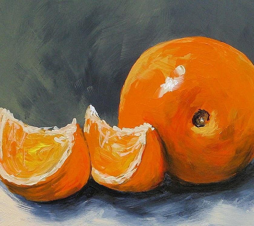 Orange Squeeze Painting by Norp Company