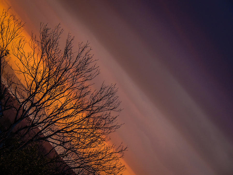 Orange Sunrise Photograph by James Truett