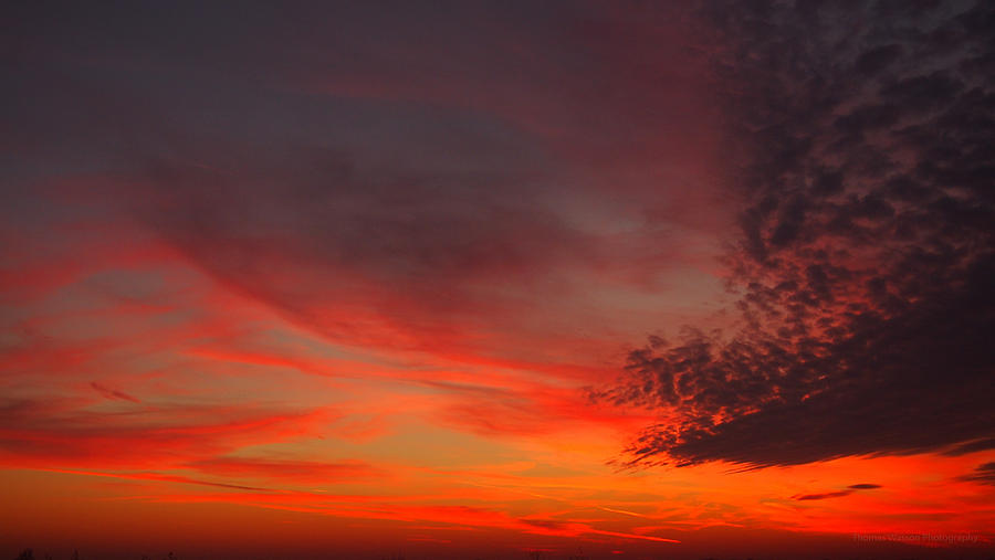 Orange Sunset Photograph