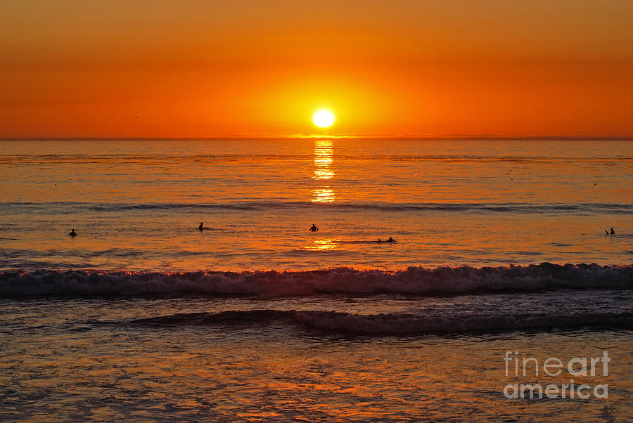 Orange Surf Photograph by Baywest Imaging