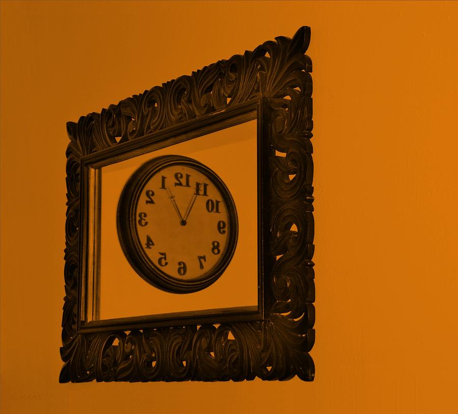 Orange Time Frame Photograph by Rob Hans