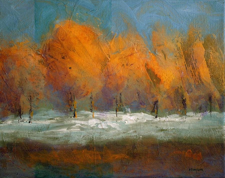 Orange Trees Painting by Bob Pennycook