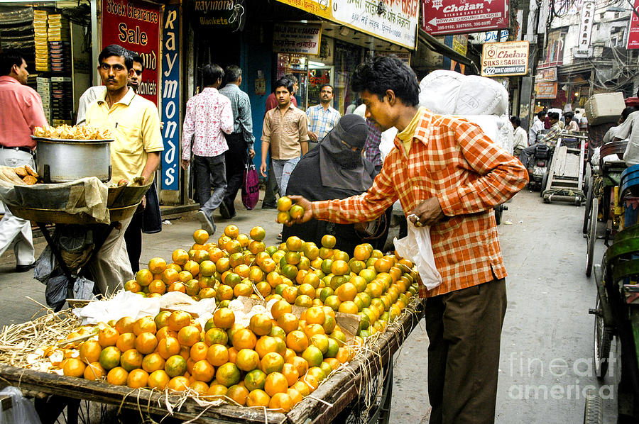 Orange Vendor Photograph by Rick Bragan