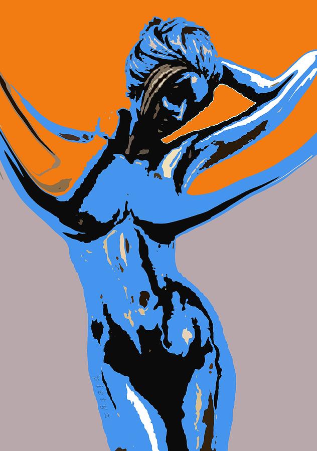 Orange Wine Digital Art by Piety Dsilva
