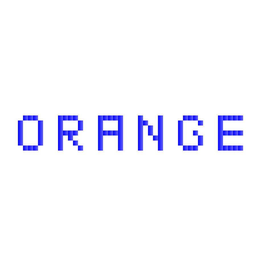 Orange.1 Digital Art by Gareth Lewis