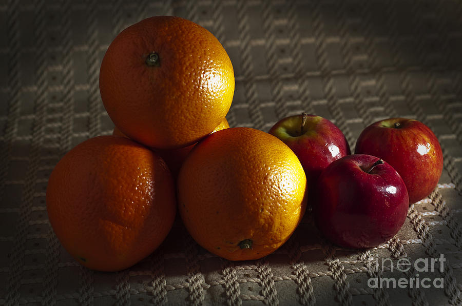 Oranges And Apples Photograph by Steve Purnell