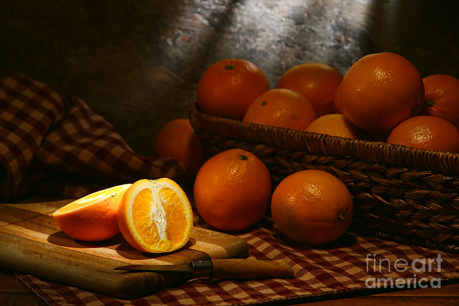 Fruit Photograph - Oranges by Olivier Le Queinec
