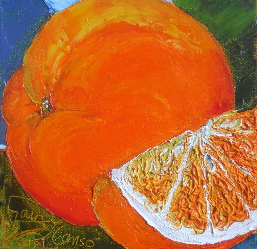 Oranges Painting by Paris Wyatt Llanso