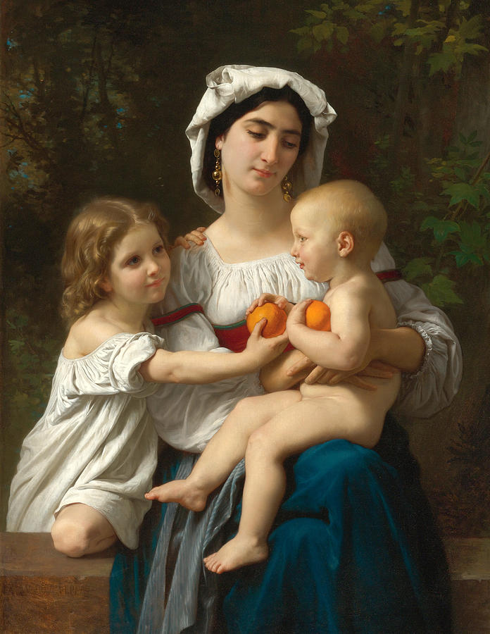 Oranges Painting by William-Adolphe Bouguereau