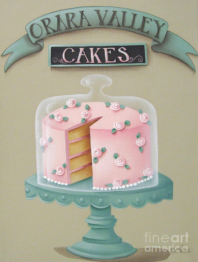 Cake Painting - Orara Valley Cakes by Catherine Holman