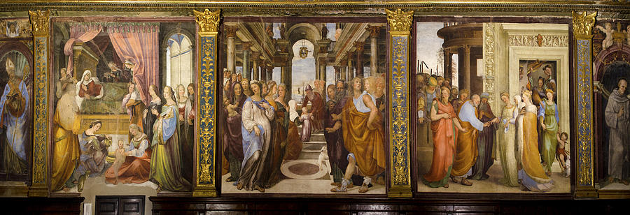 Oratorio Di San Bernadino, Siena Painting by Kenneth Murray