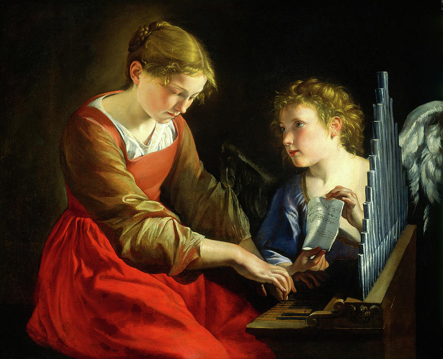 Italian Painting - Orazio Gentileschi And Giovanni Lanfranco by Litz Collection Italian Painting - Orazio Gentileschi And Giovanni Lanfranco by Litz Collection