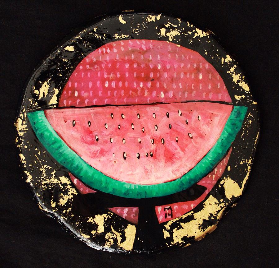 Watermelon Painting - ORBIS Fertile Summer  by Mark M  Mellon