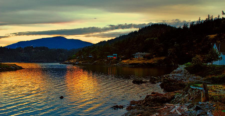 Orcas Island Sunset Photograph by Rick Lawler