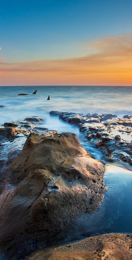 Sunset Photograph - Orcas Triptych 2 by Robert Bynum