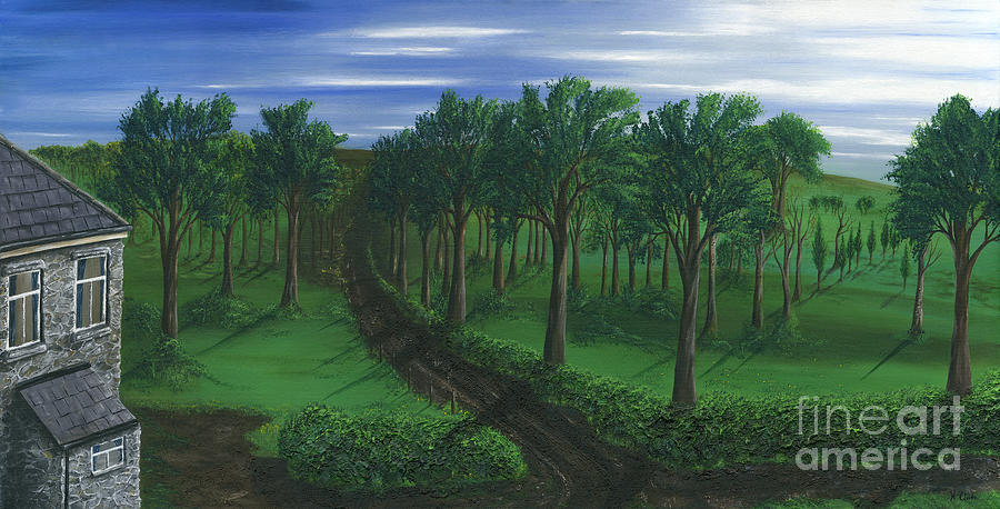 Orchard Road Painting by Kenneth Clarke