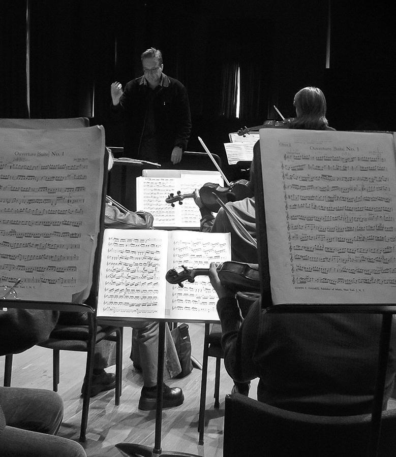 Orchestra rehearsal Photograph by Jenny Setchell
