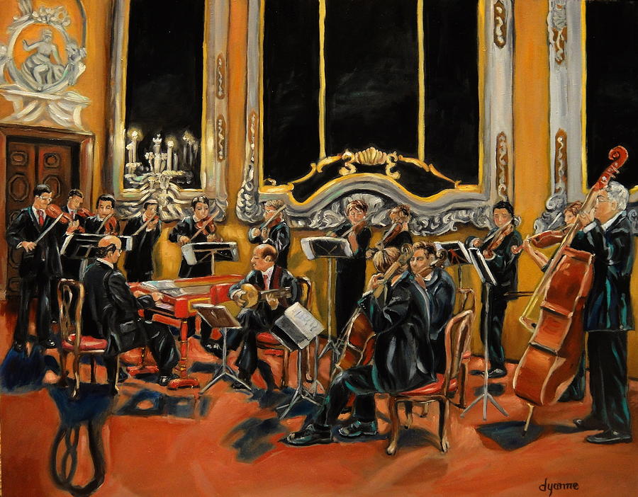 Musician Painting - Orchestrated by Dyanne Parker