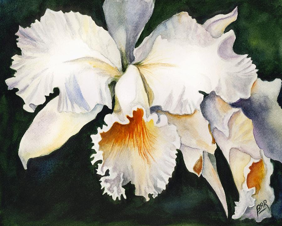 Orchid Painting - Orchid I  by Barbara Robertson