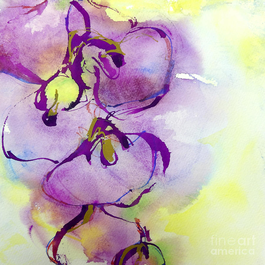 Orchid I Painting by Chris Paschke