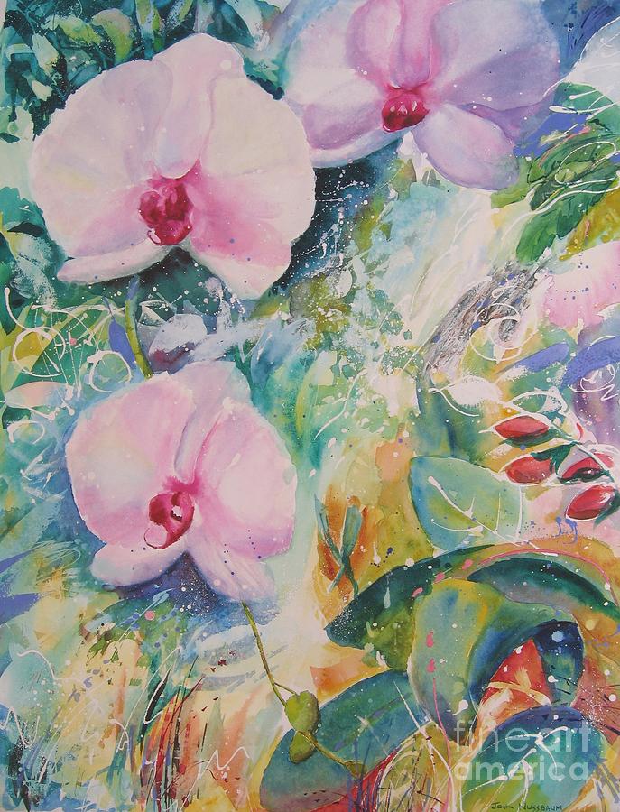 Orchid Spray Painting by John Nussbaum